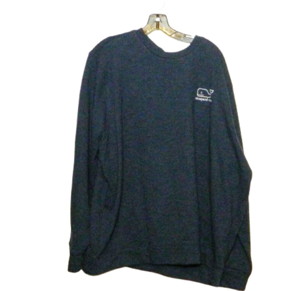 Vineyard Vines $80 Men's Whale Slub Crewneck Blue Blazer Sz XXL NWT!